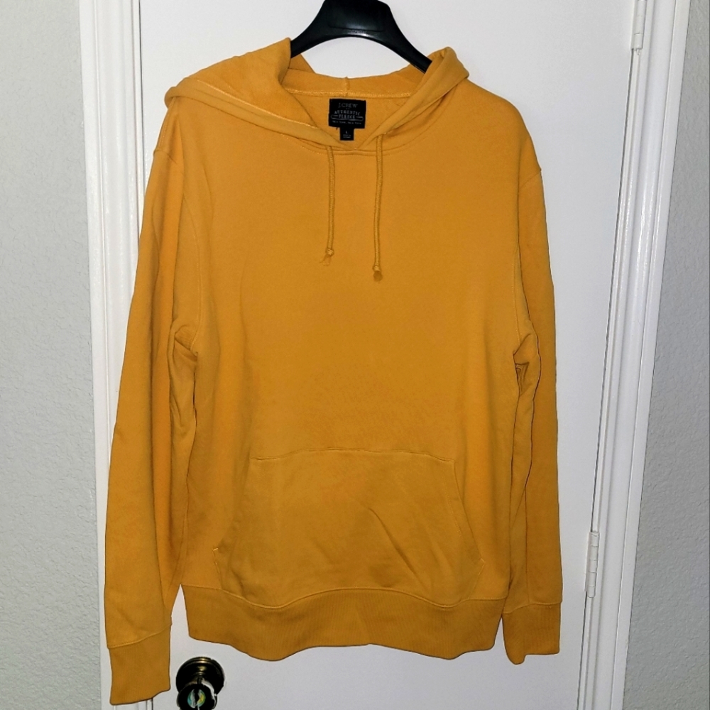 J Crew Garment-Dyed French Terry Hoodie L